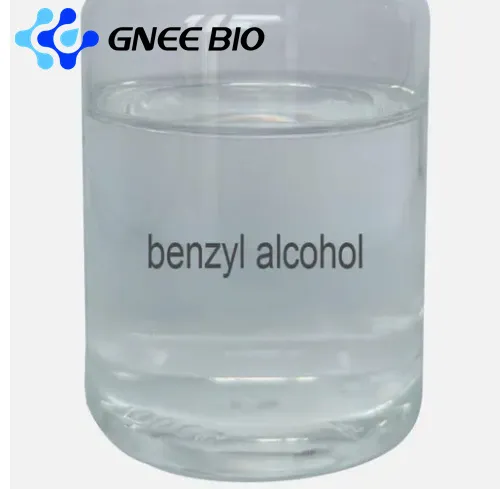 Magas tisztaság 99% színtelen folyékony benzil -alkohol CAS 100-51-6